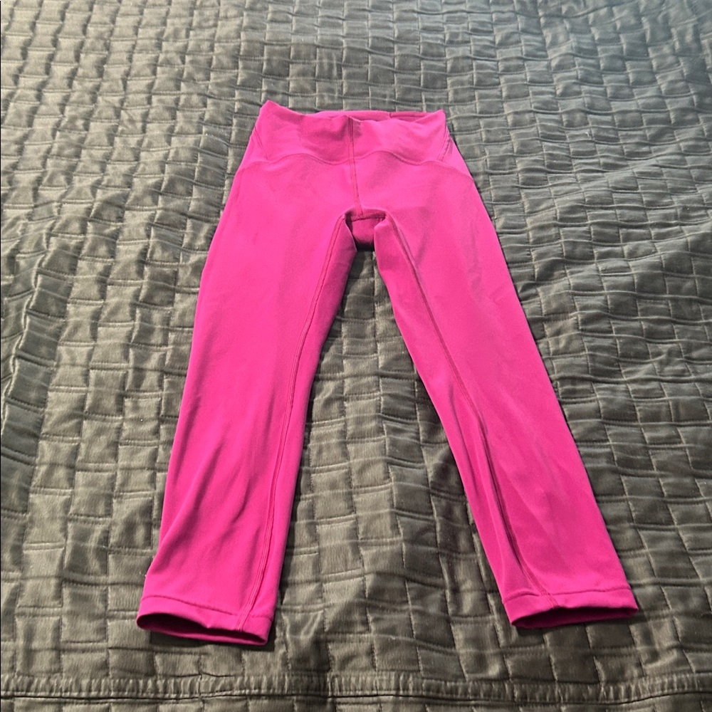 Pink lulu lemon leggings